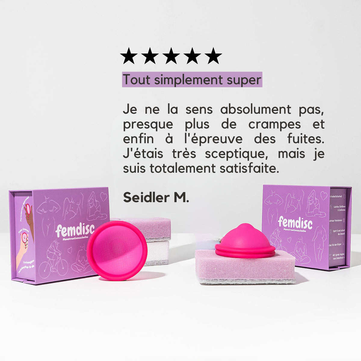 femdisc disque menstruel, 1 piece