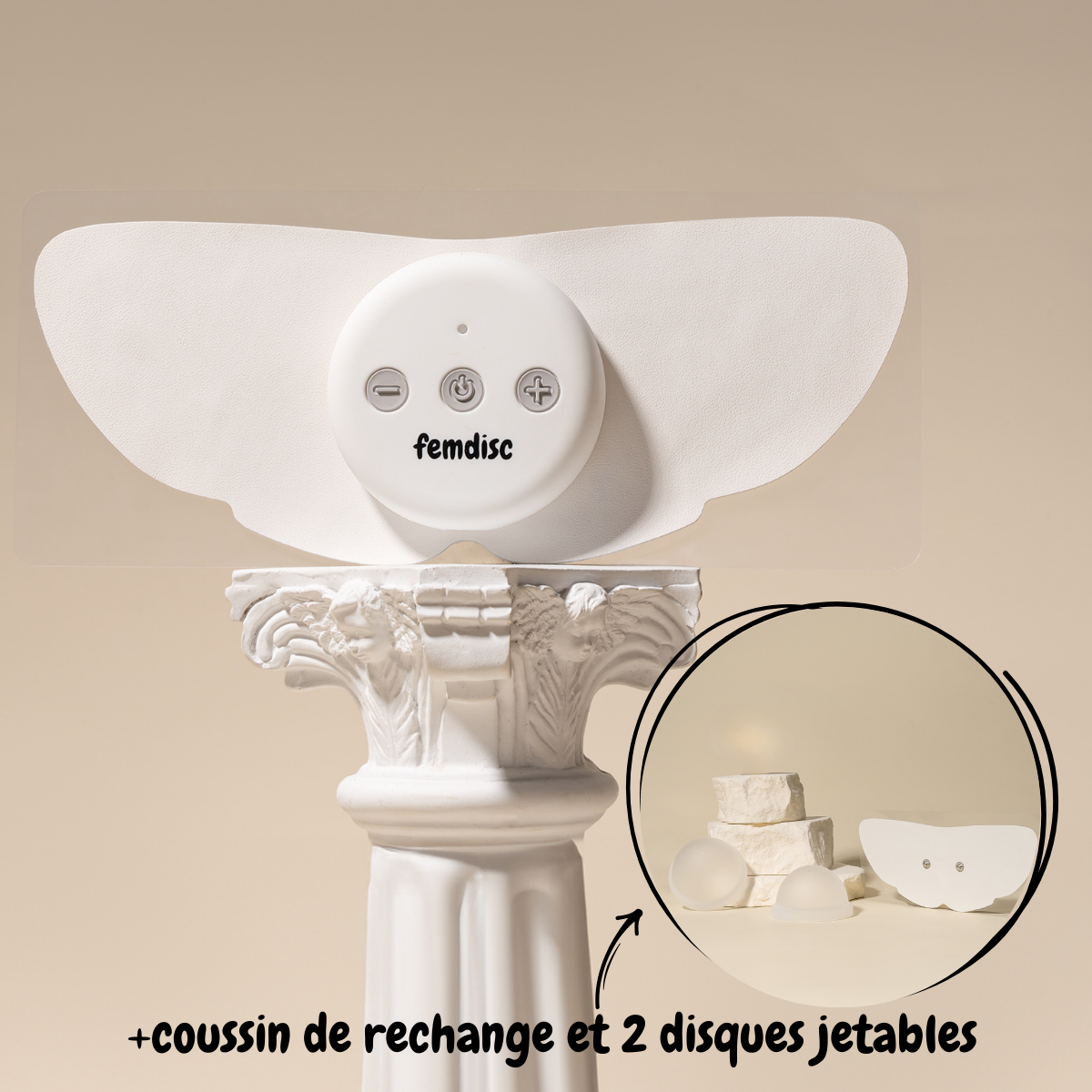 femdisc coussin en gel pour patch