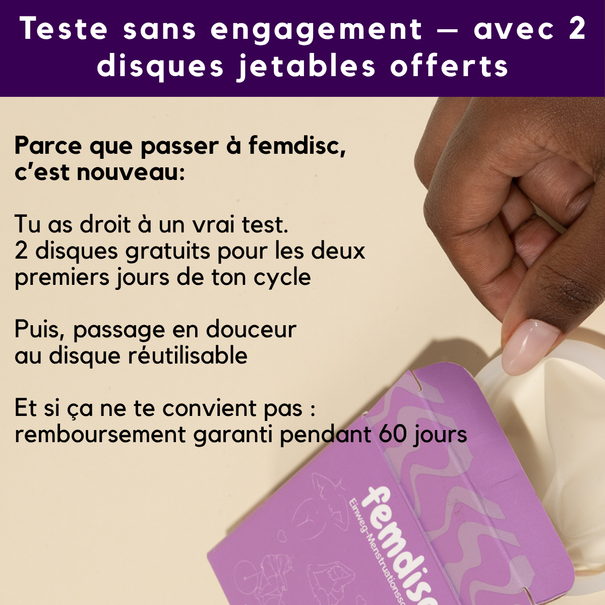 femdisc avec languette